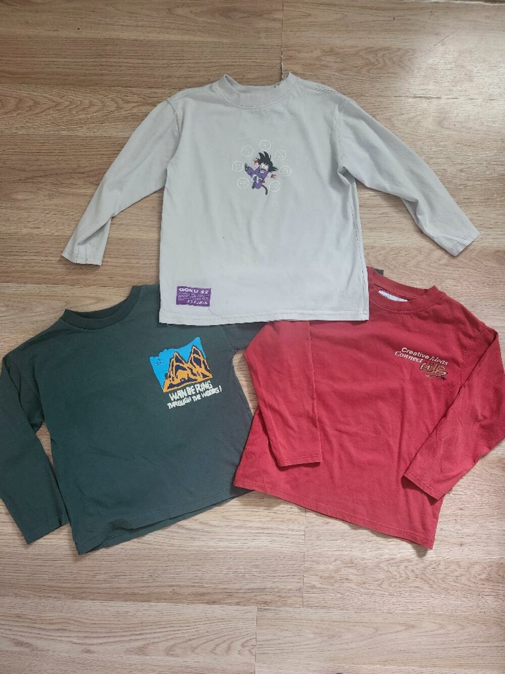 ZARA bundle of three long sleeve boys t-shirt
